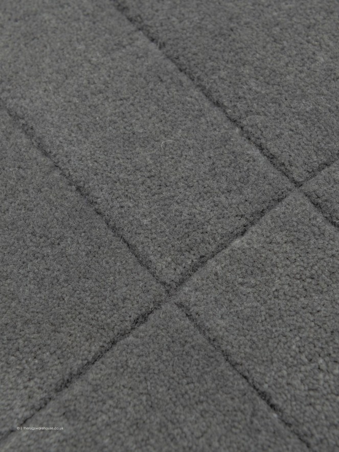 Brasilia Grey Square Rug - 7