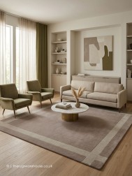 Kampala Beige Square Rug - Thumbnail - 2