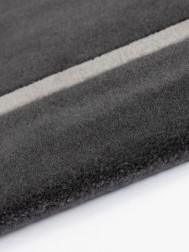 Kiev Charcoal Square Rug - Thumbnail - 3