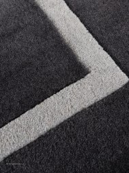Kiev Charcoal Square Rug - Thumbnail - 6