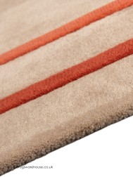 Riga Beige Coral Square Rug - Thumbnail - 3