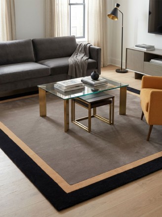 Houston Taupe Black Square