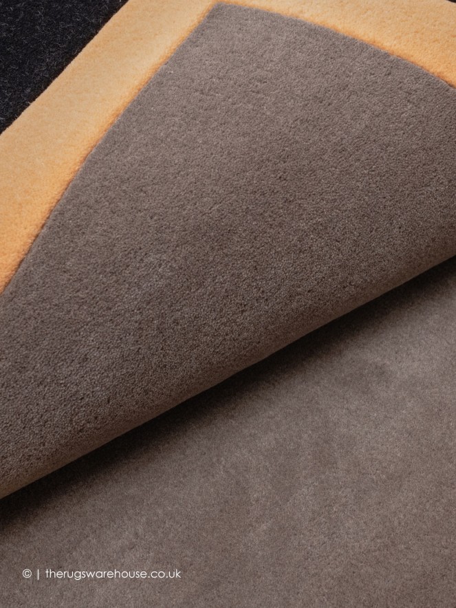 Houston Taupe Black Square Rug - 4