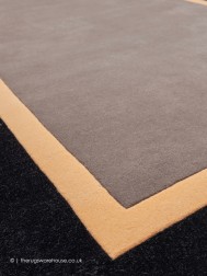 Houston Taupe Black Square Rug - Thumbnail - 5