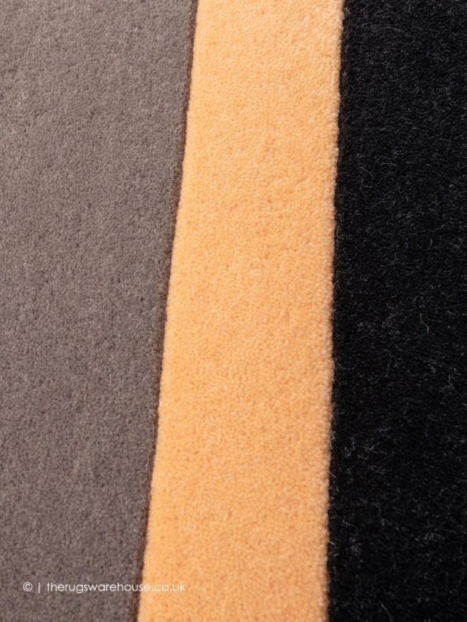 Houston Taupe Black Square Rug - 6
