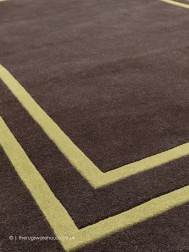 Hanoi Brown Square Rug - Thumbnail - 6