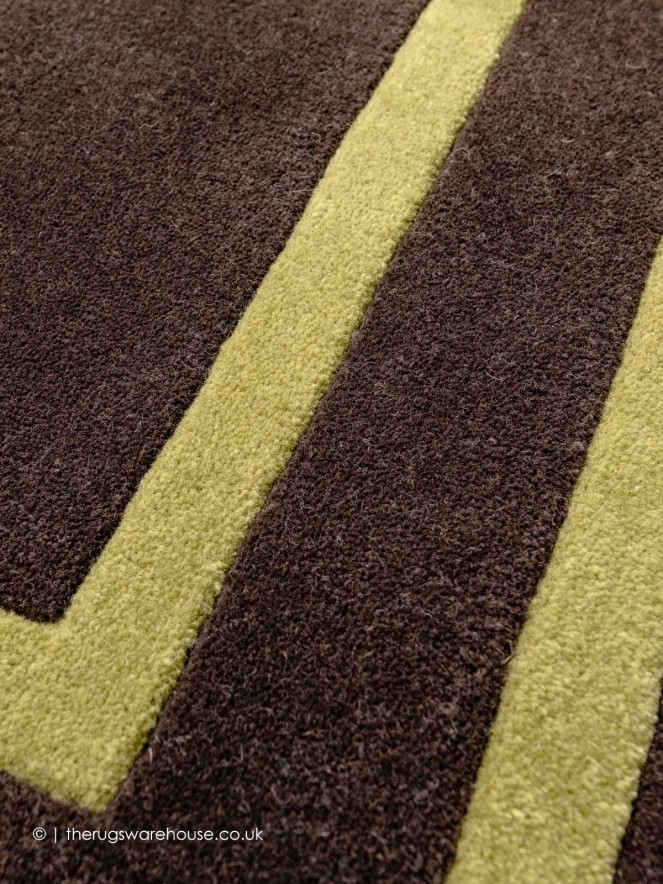 Hanoi Brown Square Rug - 7