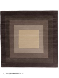 Adelaide Brown Square Rug - Thumbnail - 8