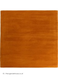 Accra Orange Square Rug - Thumbnail - 7