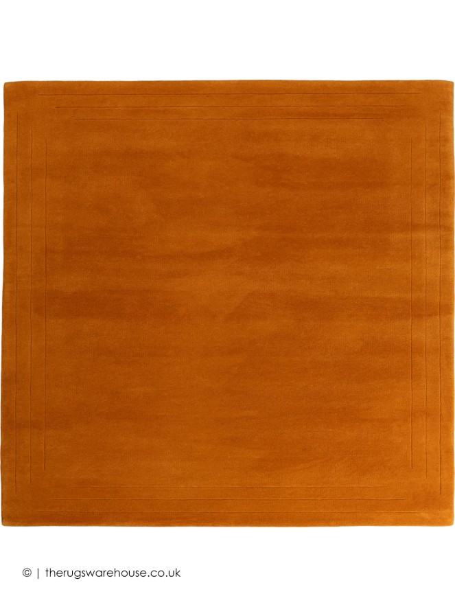 Accra Orange Square Rug - 7