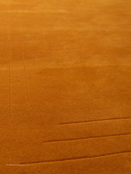 Accra Orange Square Rug - Thumbnail - 5