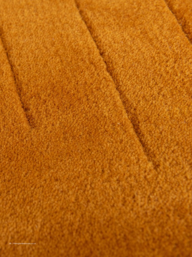 Accra Orange Square Rug - 6