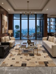 Sporadic Beige Rug - Thumbnail - 2