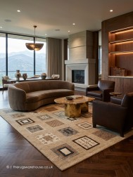 Nimrod Beige Rug - Thumbnail - 2