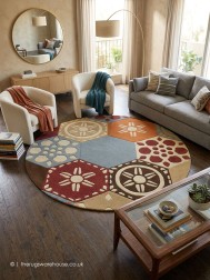 Bareli Circle Rug - Thumbnail - 2