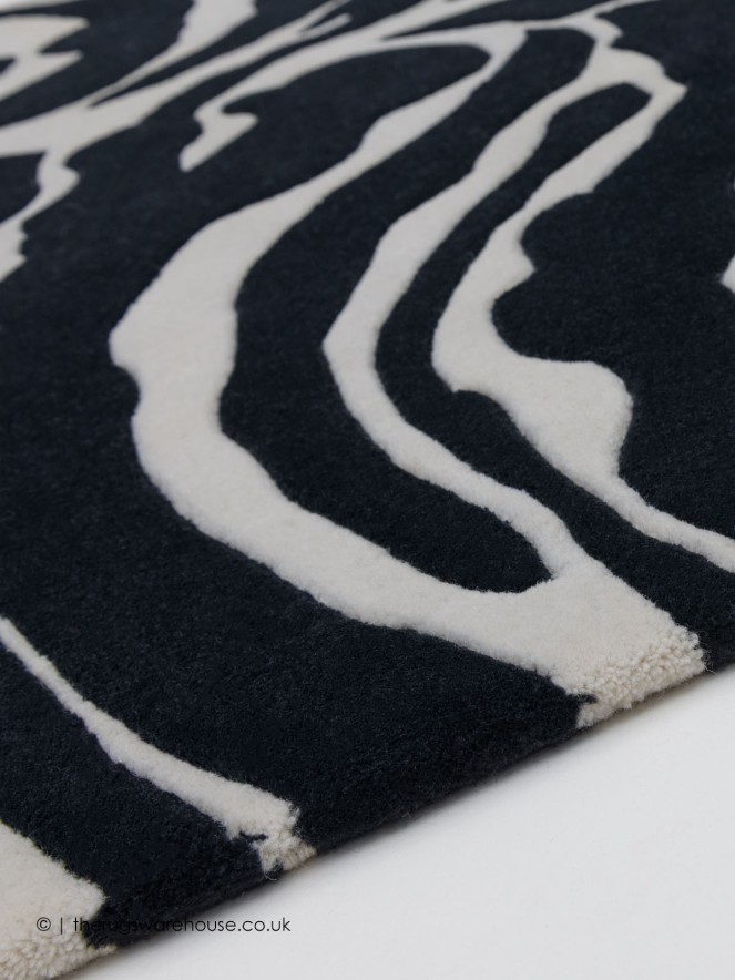 Zebra Zulu Circle Rug - 3