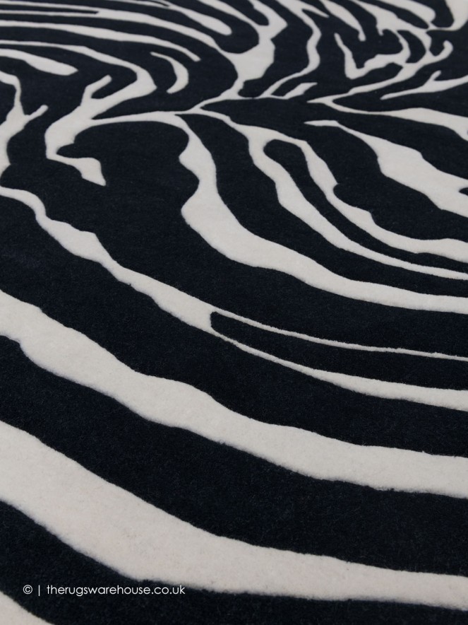 Zebra Zulu Circle Rug - 5