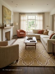 Grosvenor Beige Rug - Thumbnail - 2
