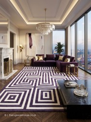 Greko Purple Rug - Thumbnail - 2