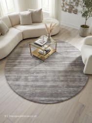 Jubilee Grey Circle Rug - Thumbnail - 2