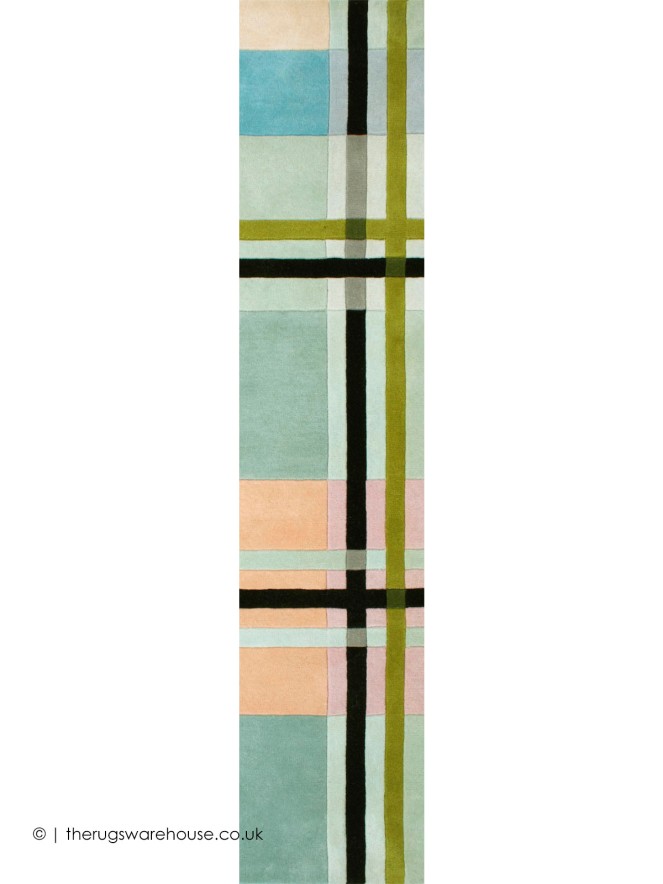 Tartan Blue Mix Runner - 6