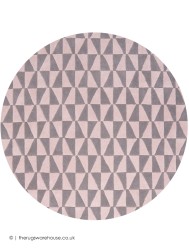 Monroe Pink Circle Rug - Thumbnail - 4