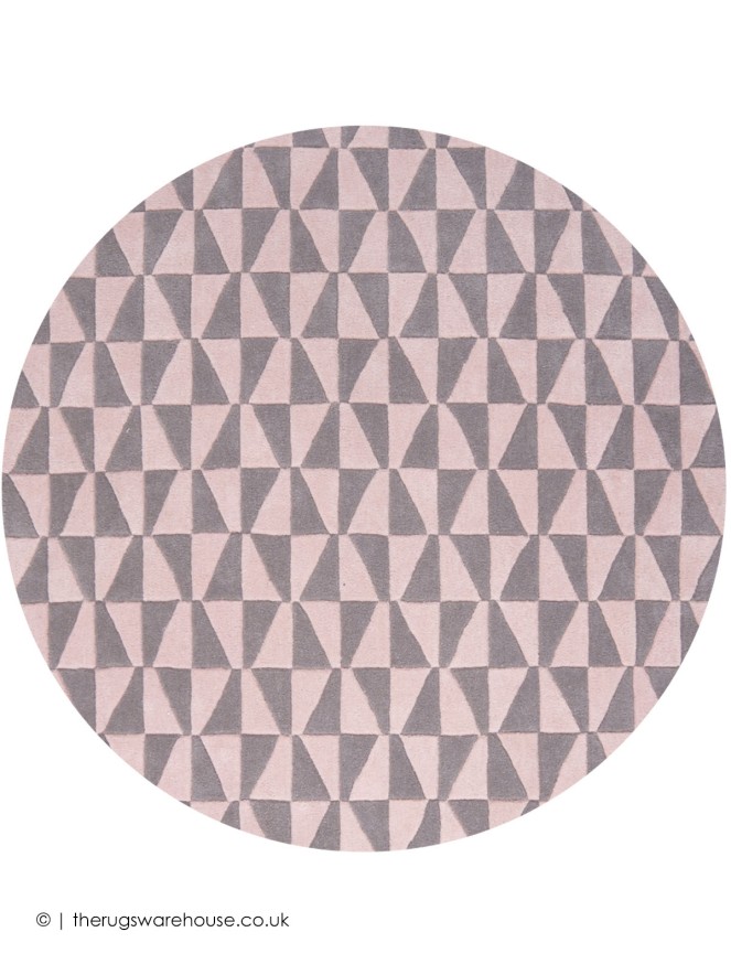 Monroe Pink Circle Rug - 4