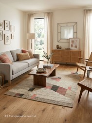 Fenuma Pink Mix Rug - Thumbnail - 2