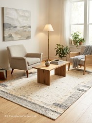 Prague Cream Silver Rug - Thumbnail - 2
