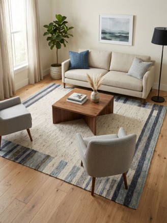 Countrywalk Ivory Blue