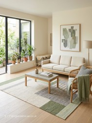 Streto Green Rug - Thumbnail - 2