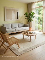 Allo Uno Ivory Beige Rug - Thumbnail - 2