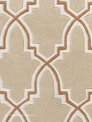 Grosvenor Beige Circle Rug - Thumbnail - 4