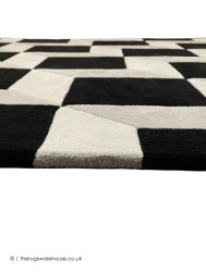Plaza Black Light Grey Rug - Thumbnail - 3