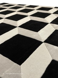 Plaza Black Light Grey Rug - Thumbnail - 6