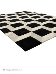 Plaza Black Light Grey Rug - Thumbnail - 9