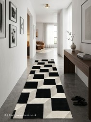 Plaza Black Light Grey Runner - Thumbnail - 2