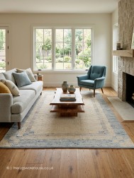 Leo Blue Rug - Thumbnail - 2
