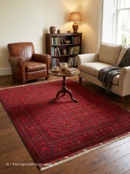 Fine Afghan Belgic 18871 Rug - Thumbnail - 2