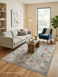 Fine Oushak 17165 Rug - Thumbnail - 2