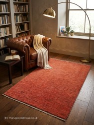 Gabbeh 12183 Burnt Orange Rug - Thumbnail - 2