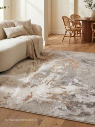Santa Monica Grey Beige Rug - Thumbnail - 3