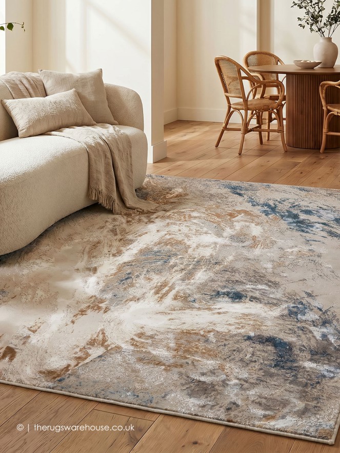 Santa Monica Grey Blue Rug - 3