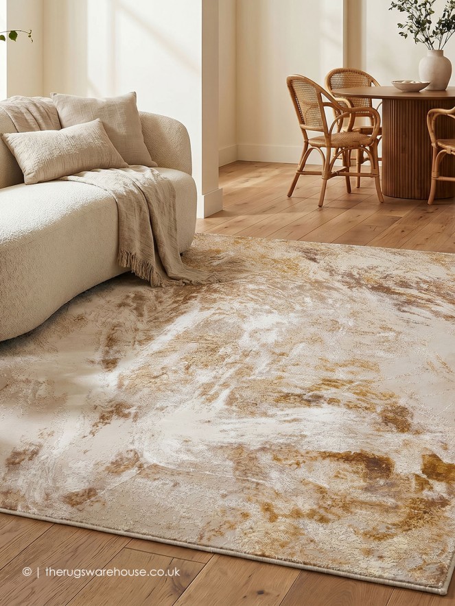 Santa Monica Grey Gold Rug - 3