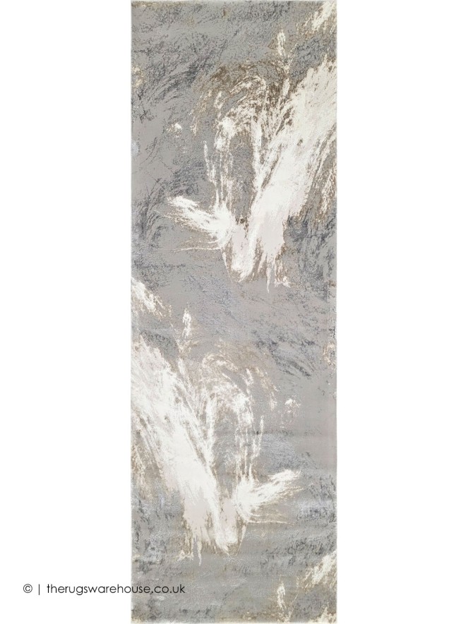 Santa Monica Grey Beige Runner - 6