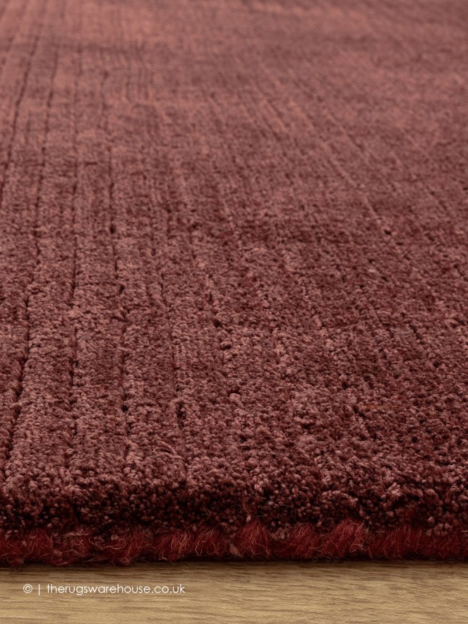 Rowan Maroon Rug - 4