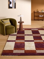 Franka Burgundy Rug - Thumbnail - 2