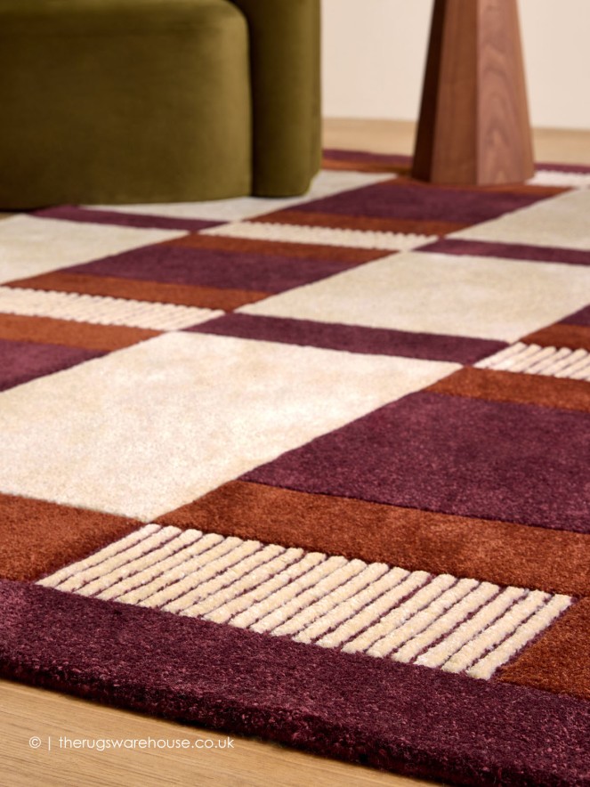 Franka Burgundy Rug - 3