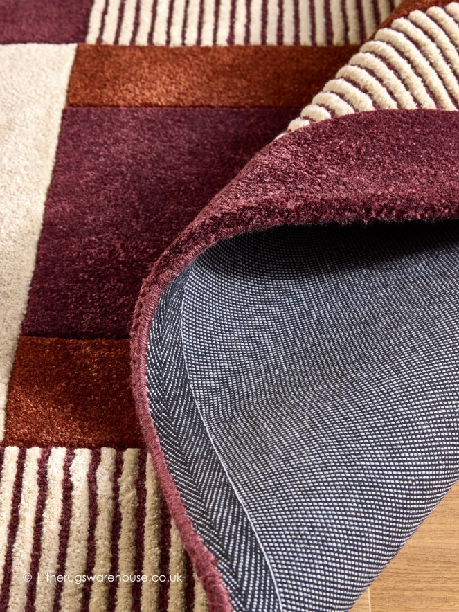 Franka Burgundy Rug - 5