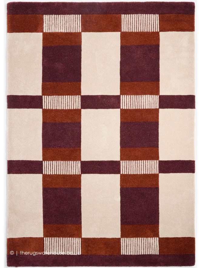 Franka Burgundy Rug - 6